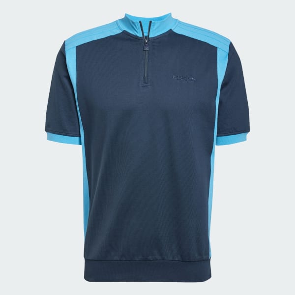 Blue Cycling Long-Sleeve Top