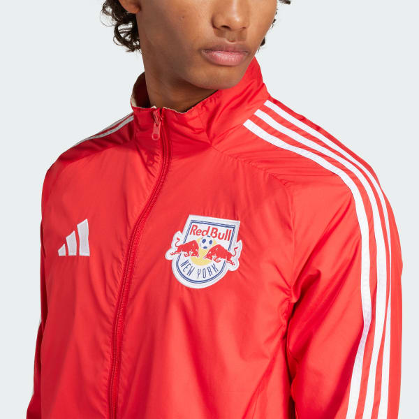 adidas New York Red Bulls Reversible Anthem Jacket - Red adidas New York Red Bulls Reversible Anthem Jacket - Red