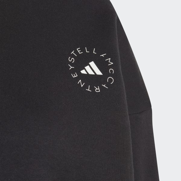 Svart adidas by Stella McCartney TruePurpose Split-Sleeve Genser