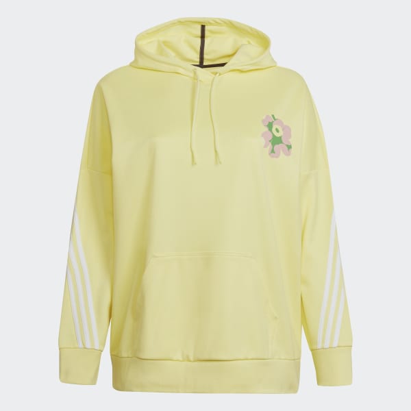 Geel adidas x Marimekko Hoodie (Grote Maat) TS006