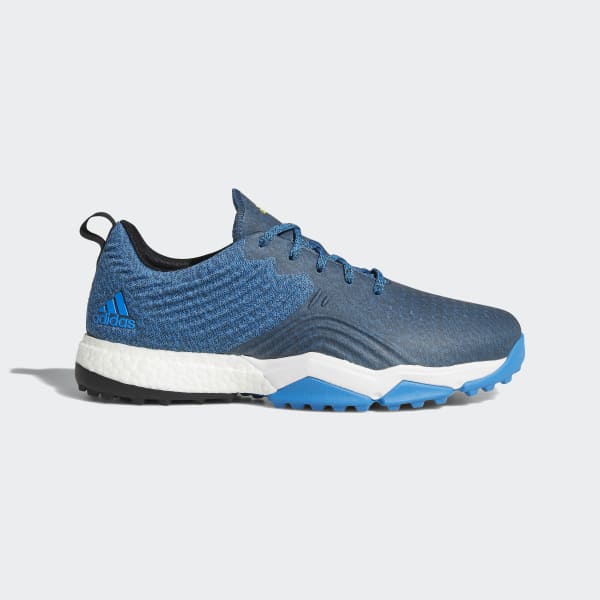 Adidas adipower 4orged s golf 2025 shoes  bright blue/core black