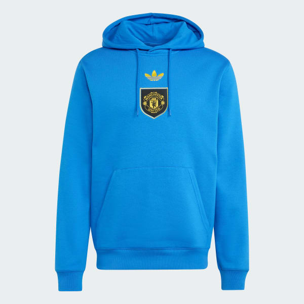 adidas Manchester United LFSTLR Hoodie - Blue | Free Shipping with