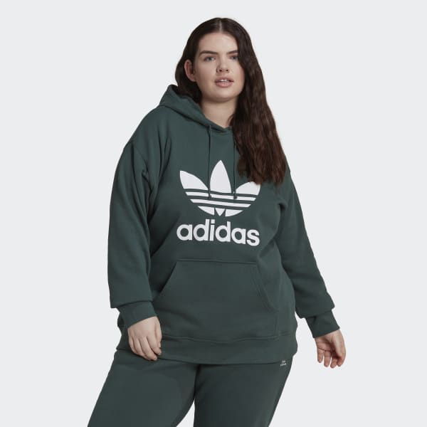 Green Trefoil Hoodie (Plus Size) IXZ98