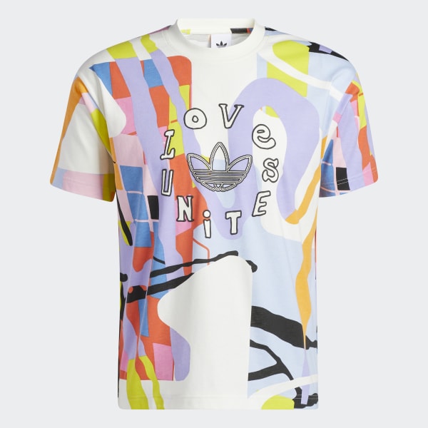 adidas Remera Love Unites Estampada Genero Neutro Multicolor adidas Argentina