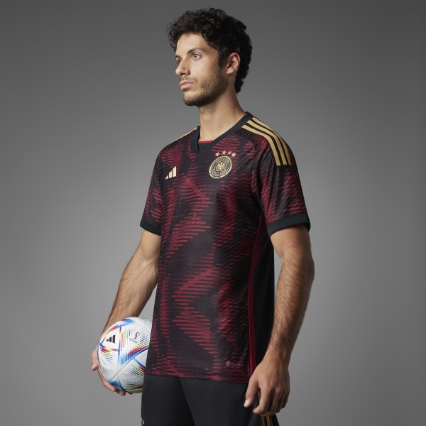 Black Germany 22 Away Authentic Jersey