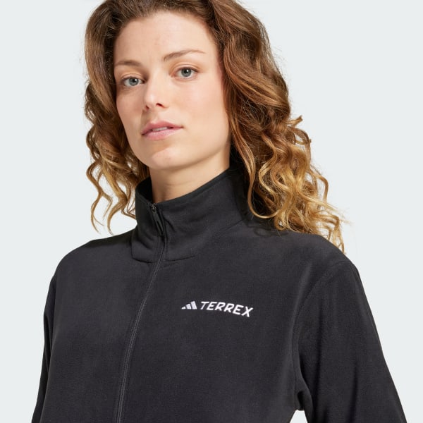 adidas Terrex Multi Full-Zip Fleece Jacket - Black | Free