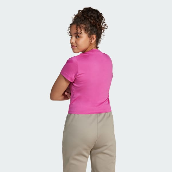 Rosado Polera Corta Ajustada adidas Z.N.E. Niños