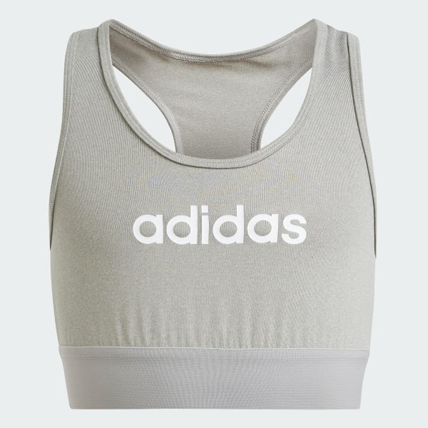 Gris Brassière ajustée en jersey adidas Sports