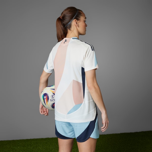 bílá Venkovní dres Spain 25 (Women's Team) Authentic