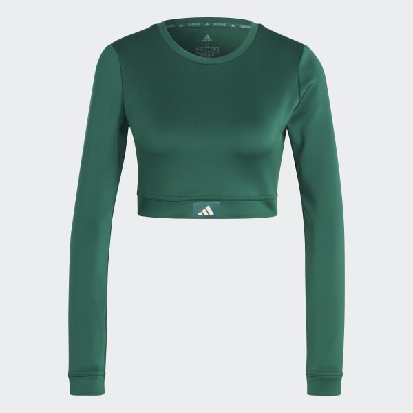 Sports Club Long Sleeve Crop Tee