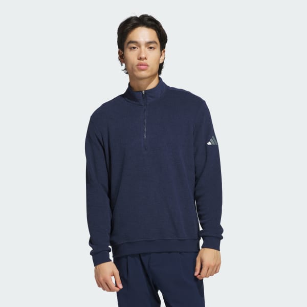 Blau Ultimate365 Terry Cloth Quarter-Zip Pullover