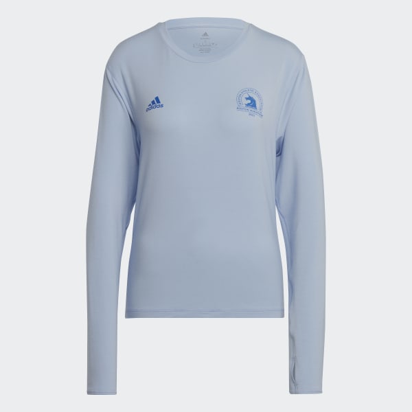 Blue Boston Qualified 23 Long Sleeve Running Tee