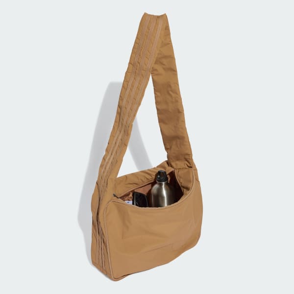 Brown Crossbody Bowling Bag