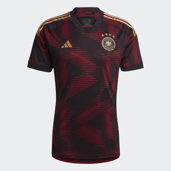 adidas Germany 22 Away Soccer Jersey - Black | Free Shipping with