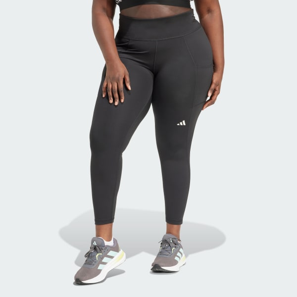 adidas Own the Run 7 8 Leggings Plus Size Black adidas Belgium