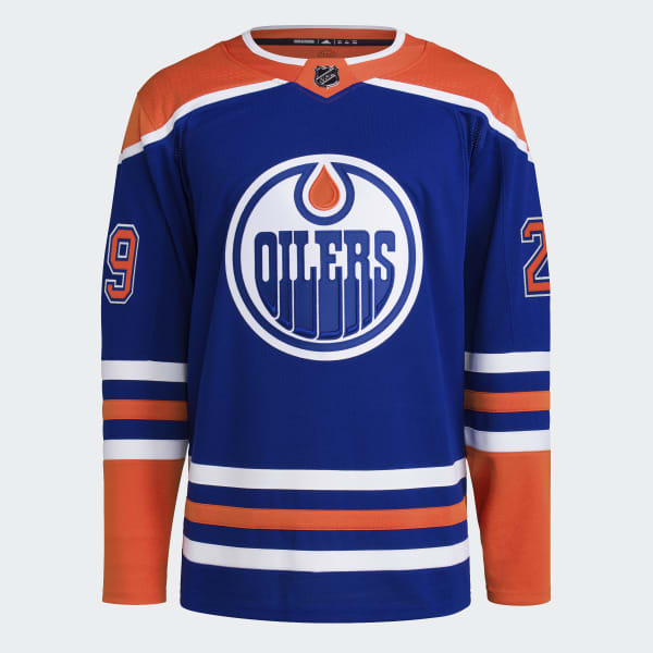 Edmonton OILERS Vintage Orange Hockey Jersey Fight STRAP CCM -  Canada