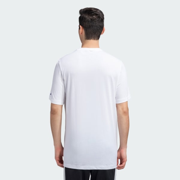 White ROHIT SHARMA GRAPHICS TEE