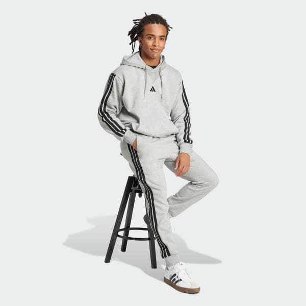 Gris Pantalón Essentials 3 Tiras de felpa