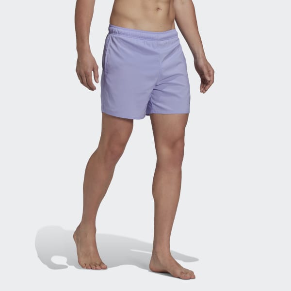 Lila Short Length Solid Swim Shorts LBS88