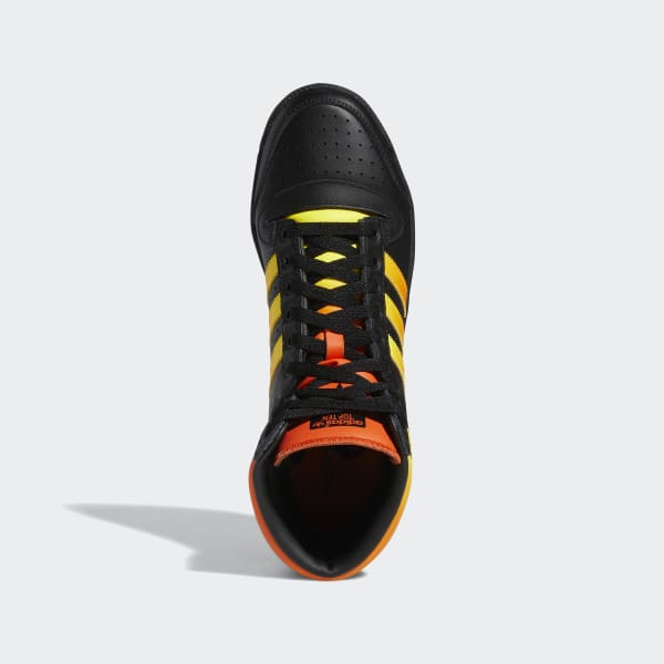 adidas Originals Top Ten low sneakers in orange and black