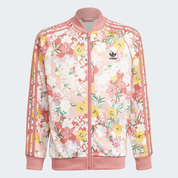 adidas pink floral jacket