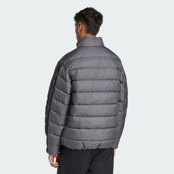Grey Essentials CLIMAWARM 3-Stripes Synthetic Down Jackets