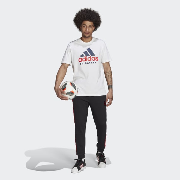 Branco T-shirt ADN do FC Bayern München