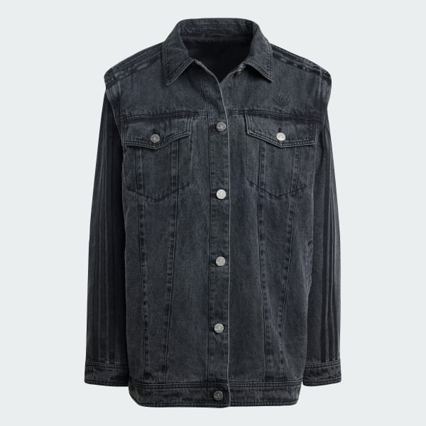 Μαύρο Adilenium Season 3 Two-In-One Denim Shirt Jacket
