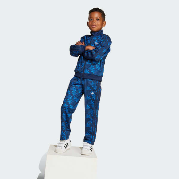 Biru Track Suit Monogram AOP Firebird Anak