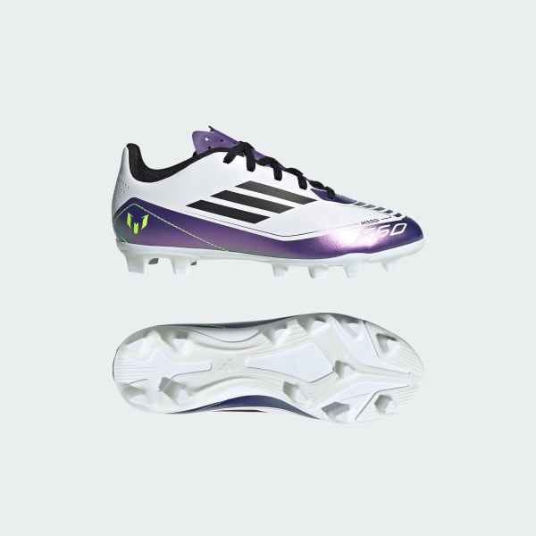 adidas F50 Club Messi Multi Ground Soccer Cleats Kids White Free Shipping with adiClub adidas US