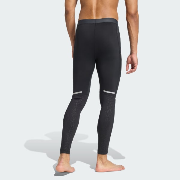 Nero Leggings Terrex Xperior in tessuto spazzolato