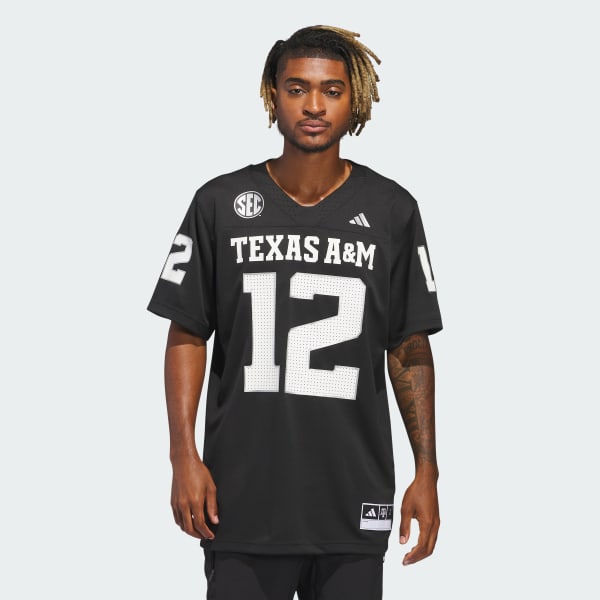 adidas Texas A&M Premier Jersey Black Free Shipping with