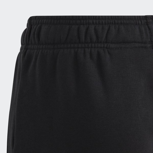 Czerń Essentials Regular Fit Big Logo Cotton Pants