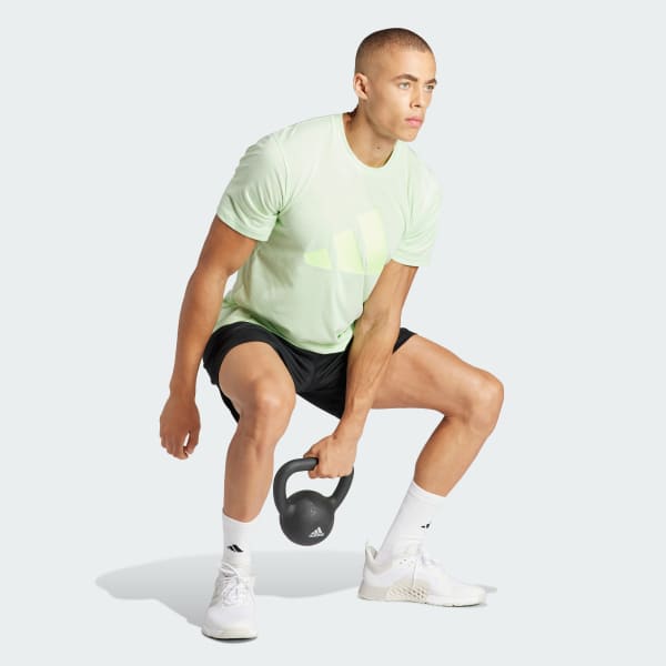 Green Train Essentials Feelready Logo Training Tee