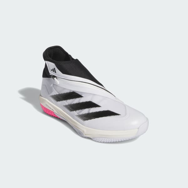 White Adizero Impact+ Turf Trainer Baseball Shoes