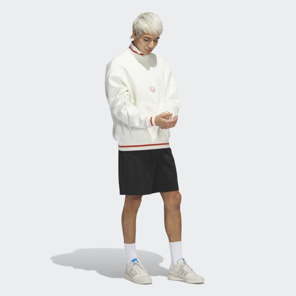 White Basketball Premium Sweatshirt