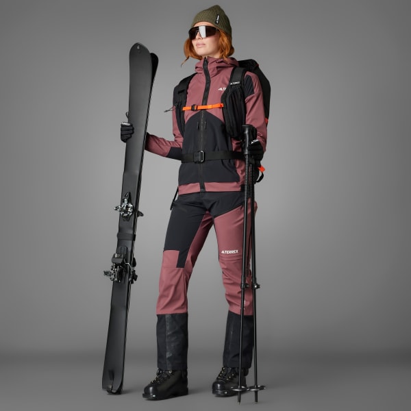 Weinrot Terrex Techrock Softshelljacke