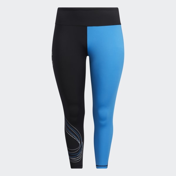 Black Capable of Greatness Tights (Plus Size) K7402