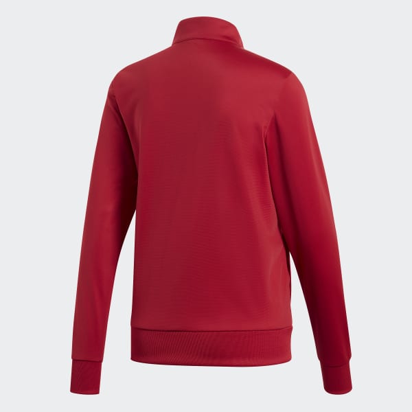 Women's 3 Stripe Track Jacket in Red and White | adidas US