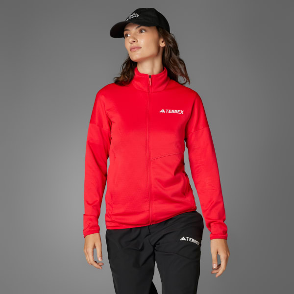 Czerwony Kurtka Terrex Xperior Climawarm Light Fleece