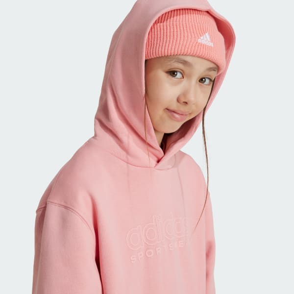 Kids pink adidas hoodie deals