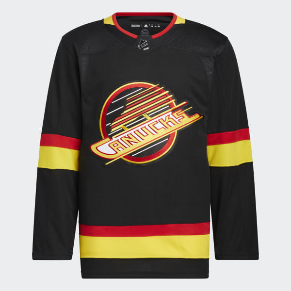 Black Canucks Pro Authentic Retro Jersey CI305