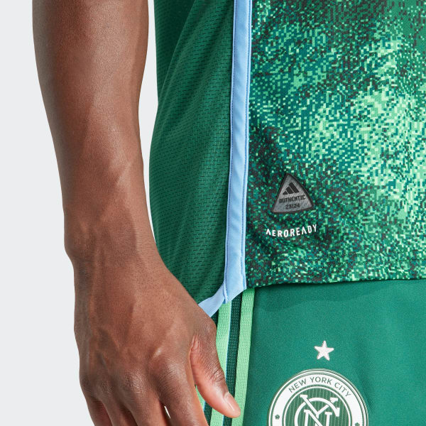 Men's New York City FC adidas Green 2023 The Parks Authentic