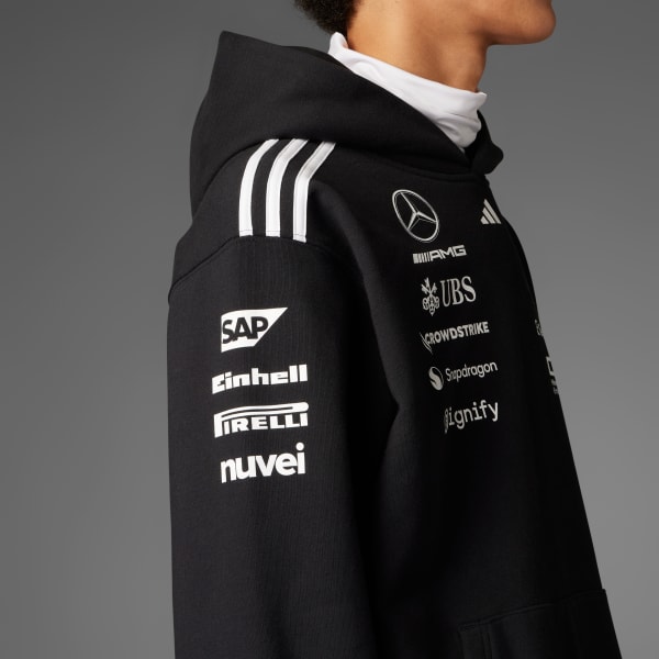 魅力の TEAM ONE FORMULA PETRONAS AMG - MERCEDES adidas HOOD Black - アクセサリー