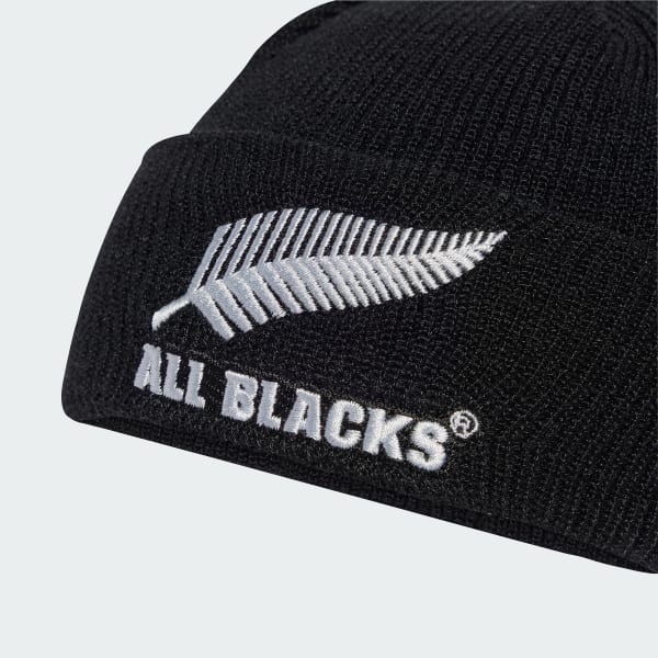 Black All Blacks Fisherman Beanie