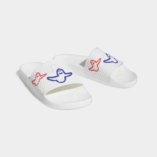 White Shmoofoil Slides