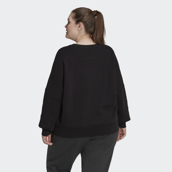 Black ALL SZN Fleece Sweatshirt (Plus Size) TV386