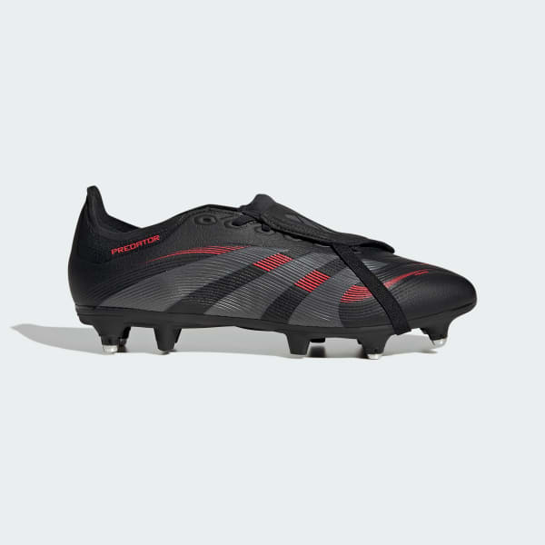 Noir Chaussure languette rabattue Predator League Terrain gras