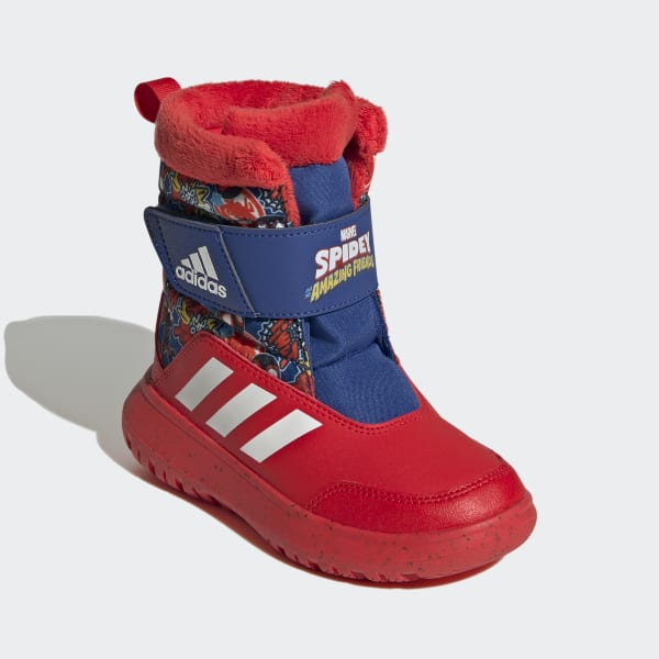 Red adidas x Marvel Winterplay Superhero Adventures Boots LKK75