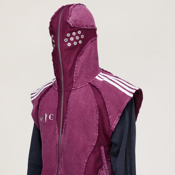 M サイズ adidas x Thug Club Zip-Up Hoodie adidas Thug Club Teamgeist Hooded Zip Up - Burgundy | Free